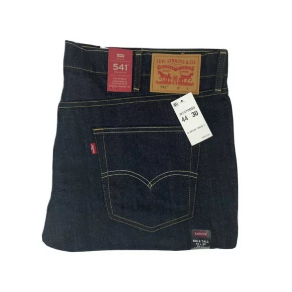 Levis Jeans 44 x 30 Blue Jeans 541 Jeans Raw New